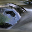 Water on rock